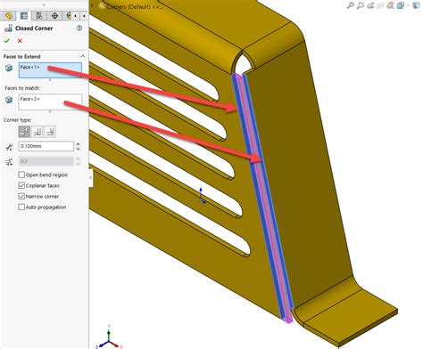 sheet metal corners solidworks|solidworks sheet metal corner treatment.